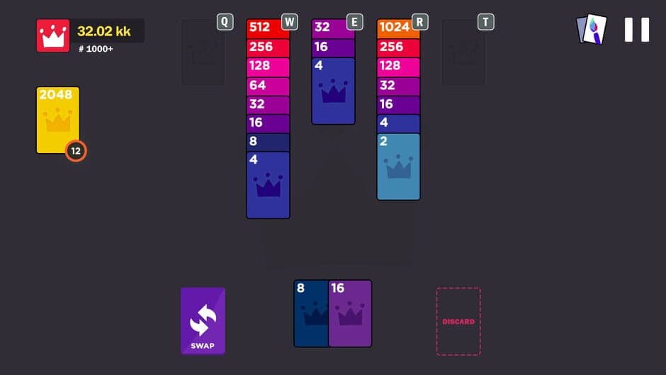 Скриншот 5 из 2048 Royal Cards