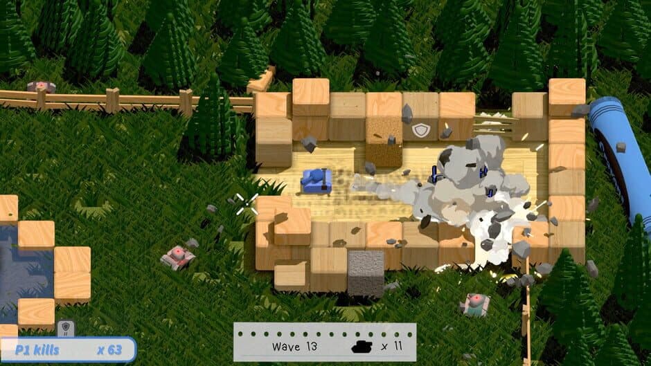 Скриншот 5 из Wee Tanks!
