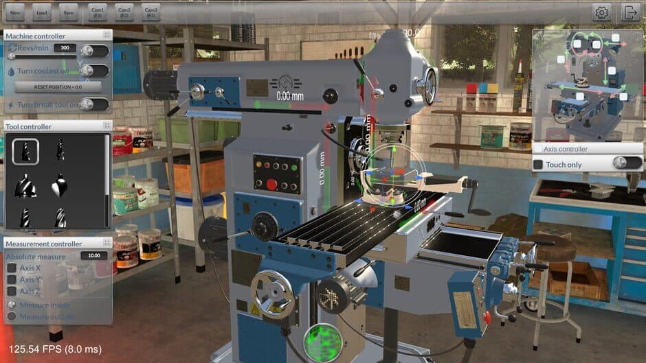Скриншот 1 из Milling Machine 3D
