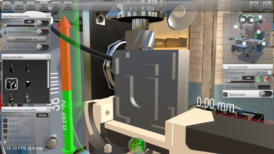 Скриншот 2 из Milling Machine 3D