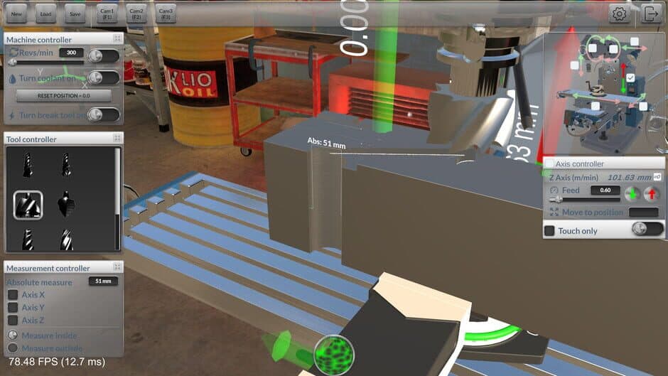 Скриншот 3 из Milling Machine 3D