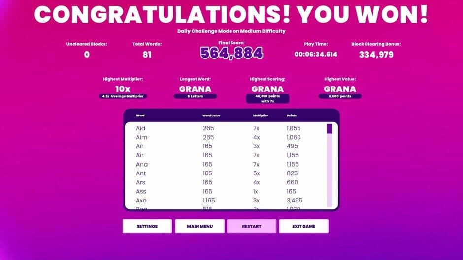 Скриншот 3 из Bloxi: The Word Game