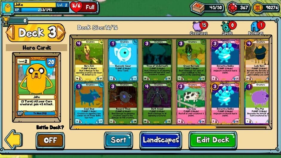 Скриншот 2 из Card Wars: Adventure Time