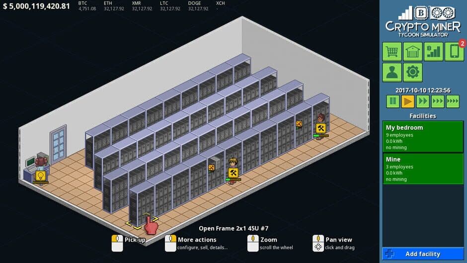 Скриншот 2 из Crypto Miner Tycoon Simulator