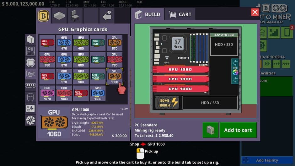 Скриншот 10 из Crypto Miner Tycoon Simulator