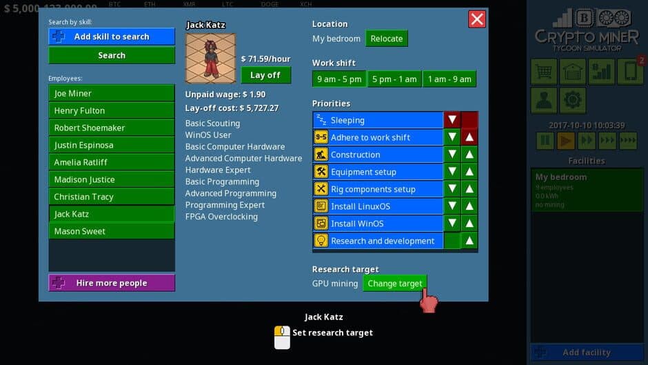 Скриншот 3 из Crypto Miner Tycoon Simulator