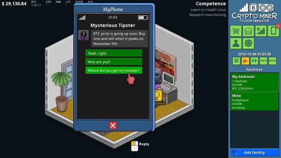 Скриншот 7 из Crypto Miner Tycoon Simulator