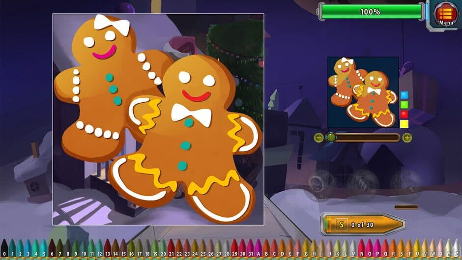 Скриншот 2 из Artists of Fortune: Paint by Numbers! - Spirit of Christmas Ep. 5