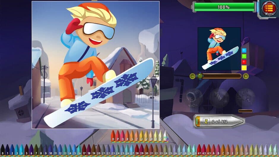 Скриншот 2 из Artists of Fortune: Paint by Numbers! - Spirit of Christmas Ep. 1