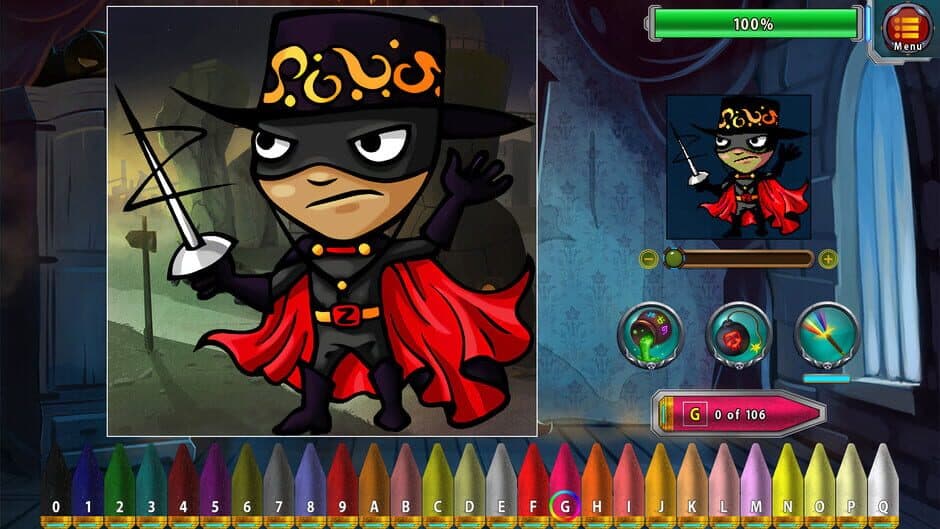 Скриншот 4 из Artists of Fortune: Paint by Numbers! - Spooky Rush Ep. 5