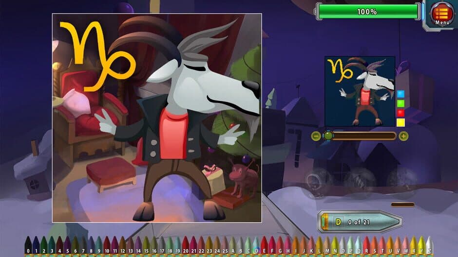 Скриншот 3 из Artists of Fortune: Paint by Numbers! - Spirit of Christmas Ep. 6