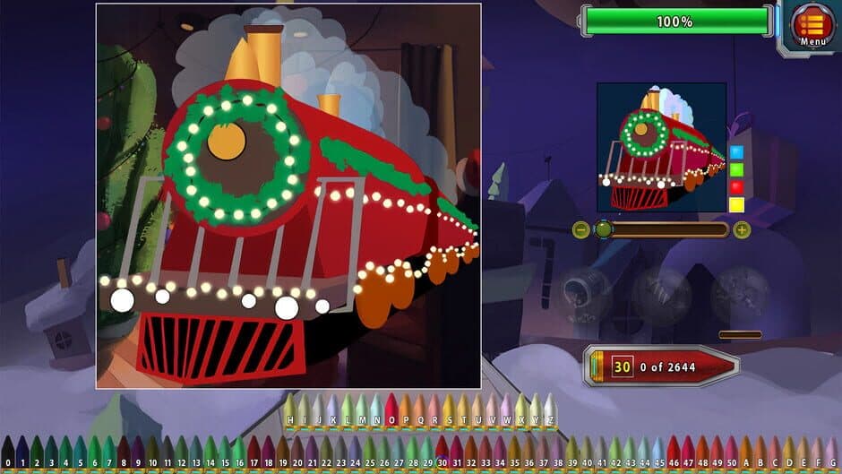 Скриншот 3 из Artists of Fortune: Paint by Numbers! - Spirit of Christmas Ep. 4