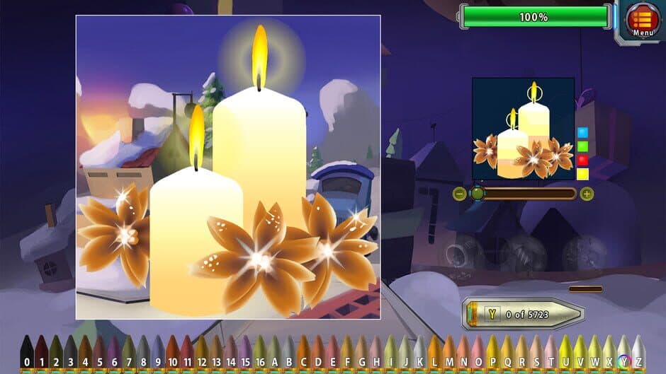Скриншот 3 из Artists of Fortune: Paint by Numbers! - Spirit of Christmas Ep. 3