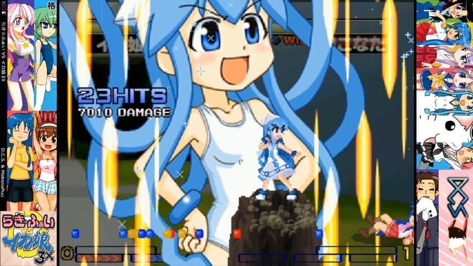 Скриншот 1 из Lucky Fight vs. Ika Musume 3X