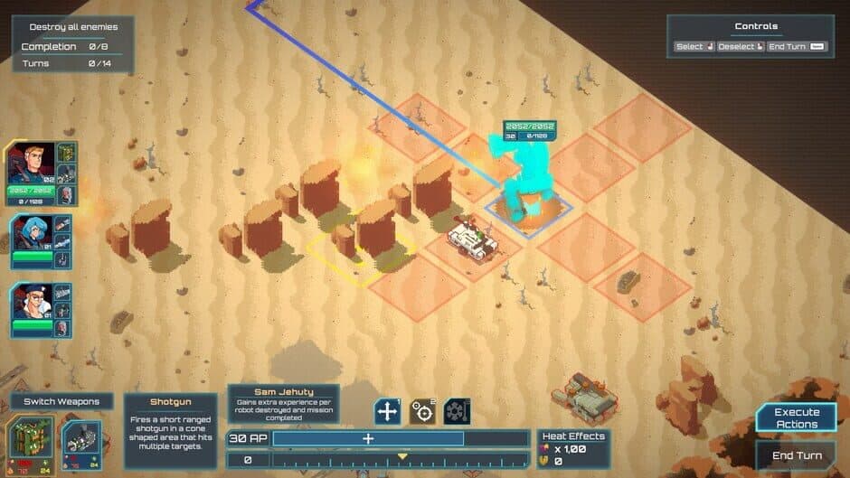 Скриншот 3 из Ignited Steel: Mech Tactics