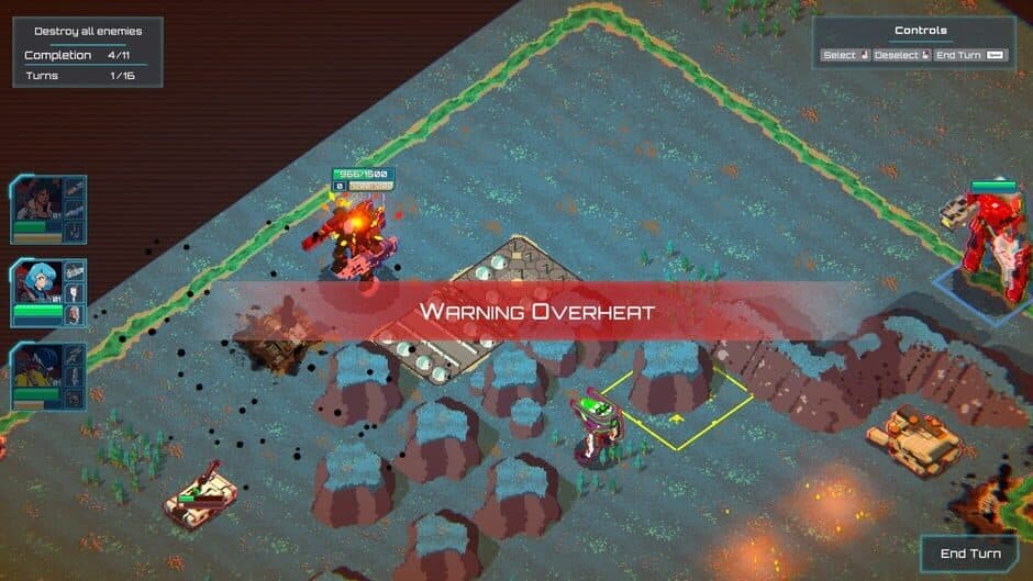 Скриншот 4 из Ignited Steel: Mech Tactics