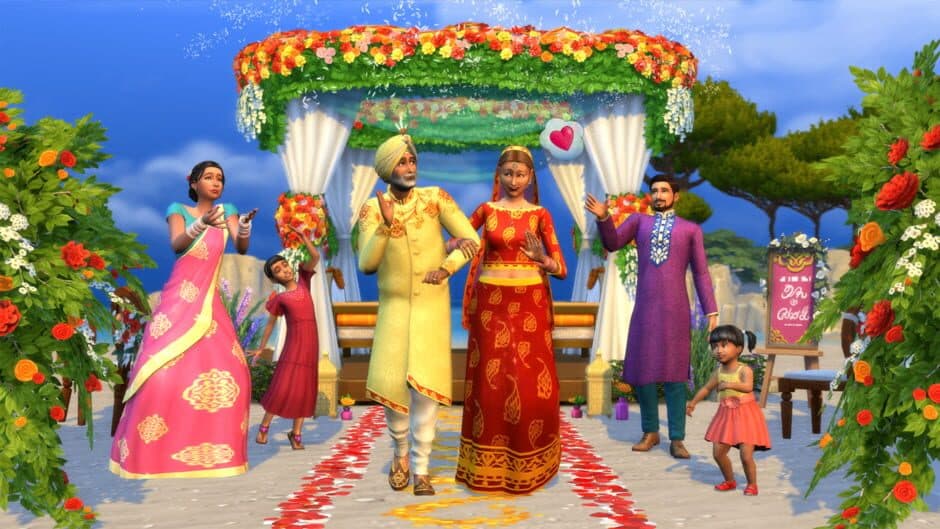 Скриншот 1 из The Sims 4: My Wedding Stories