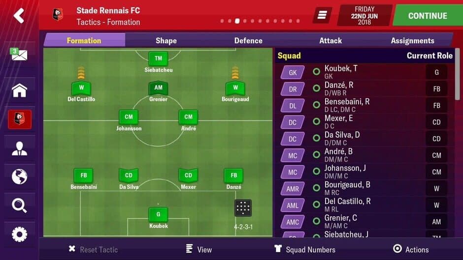 Скриншот 3 из Football Manager 2019 Mobile
