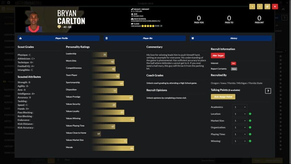 Скриншот 4 из Draft Day Sports: College Football 2022