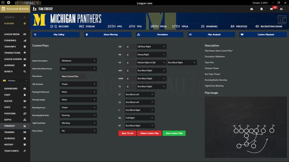 Скриншот 7 из Draft Day Sports: College Football 2022
