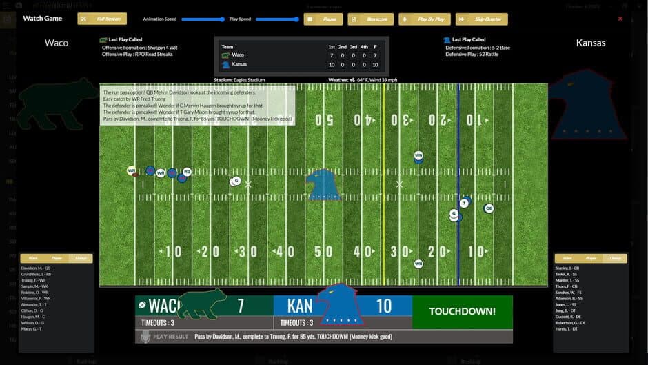 Скриншот 8 из Draft Day Sports: College Football 2022