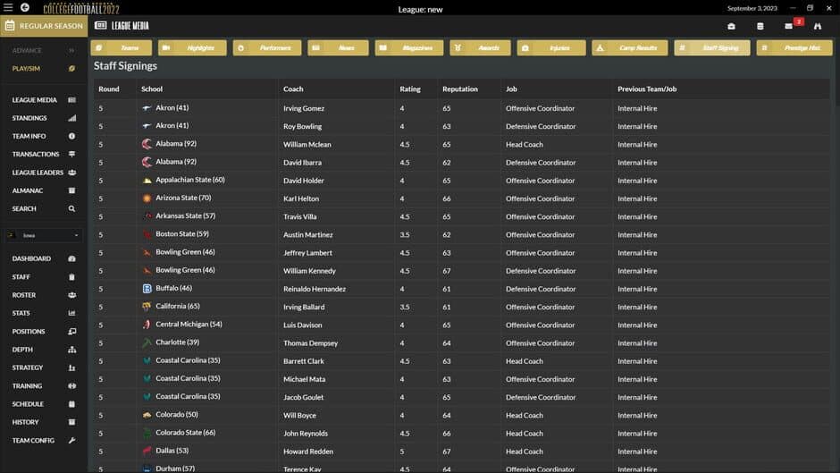 Скриншот 9 из Draft Day Sports: College Football 2022