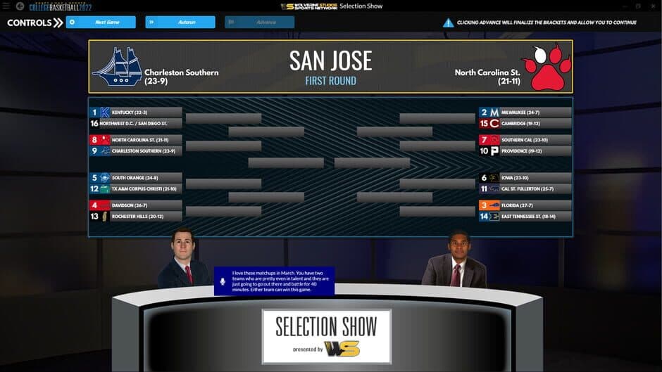 Скриншот 4 из Draft Day Sports: College Basketball 2022