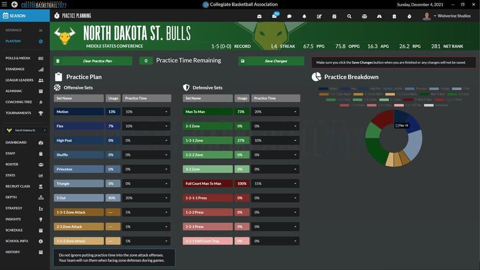 Скриншот 8 из Draft Day Sports: College Basketball 2022