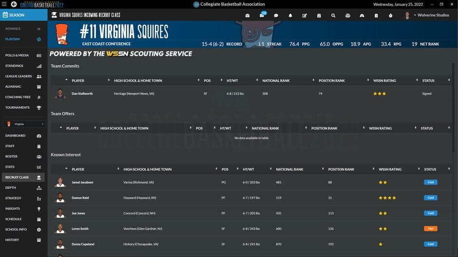Скриншот 10 из Draft Day Sports: College Basketball 2022