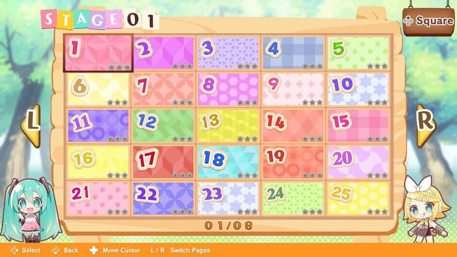 Скриншот 2 из Hatsune Miku Connecting Puzzle Tamagotori