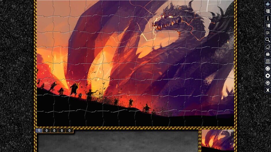 Скриншот 7 из Pixel Puzzles: Illustrations & Anime - Jigsaw Pack: Dragons 2