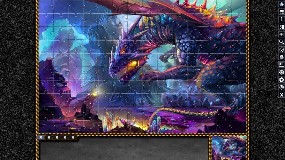 Скриншот 1 из Pixel Puzzles: Illustrations & Anime - Jigsaw Pack: Dragons 2