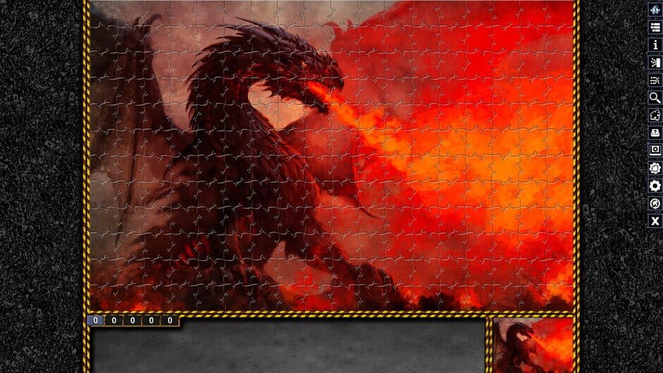 Скриншот 2 из Pixel Puzzles: Illustrations & Anime - Jigsaw Pack: Dragons 2