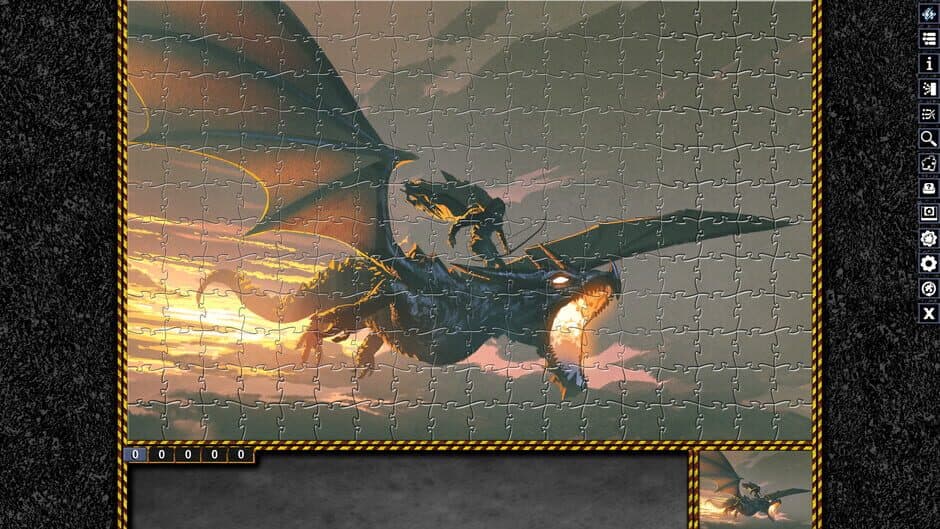 Скриншот 3 из Pixel Puzzles: Illustrations & Anime - Jigsaw Pack: Dragons 2