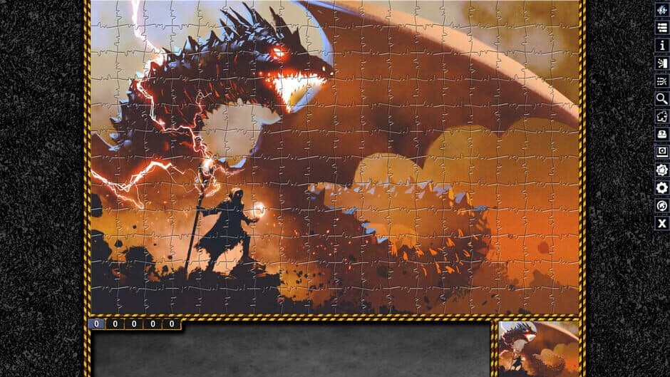 Скриншот 4 из Pixel Puzzles: Illustrations & Anime - Jigsaw Pack: Dragons 2