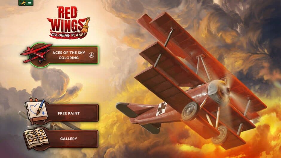 Скриншот 1 из Red Wings: Coloring Planes