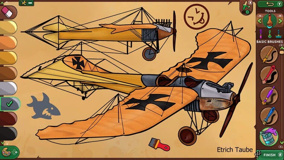 Скриншот 4 из Red Wings: Coloring Planes