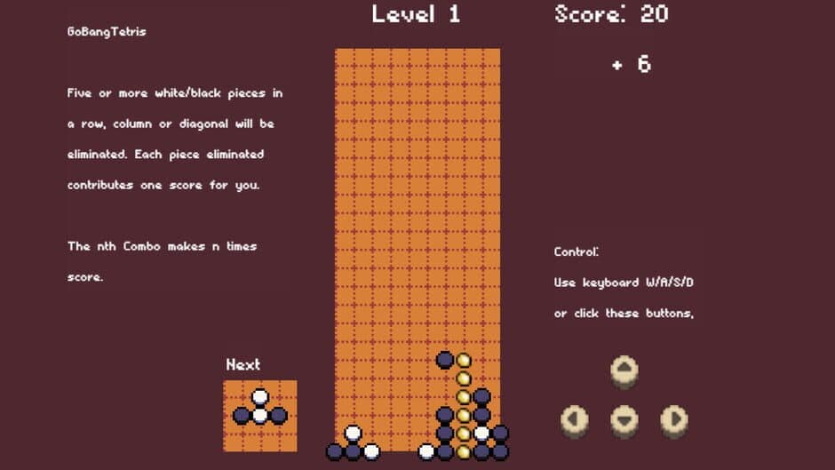 Скриншот 1 из GoBangTetris