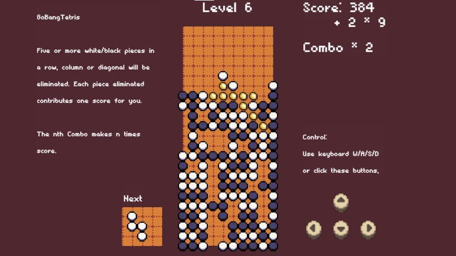 Скриншот 2 из GoBangTetris