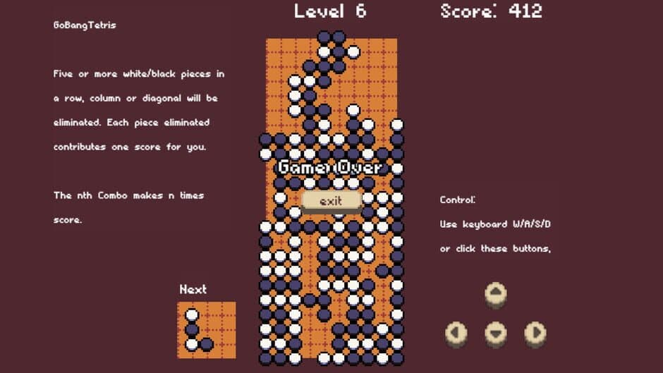 Скриншот 4 из GoBangTetris
