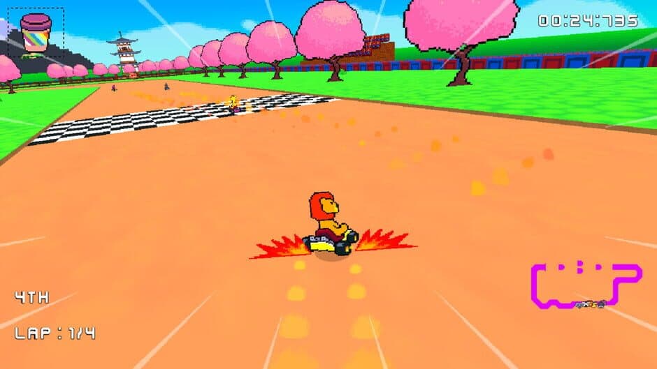 Скриншот 2 из Retro Kart Rush