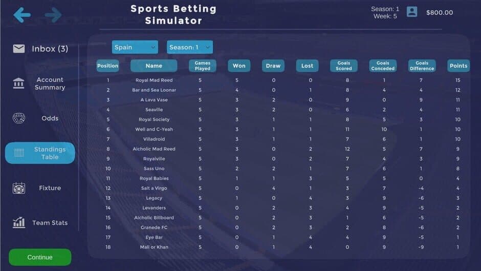 Скриншот 3 из Sports Betting Simulator