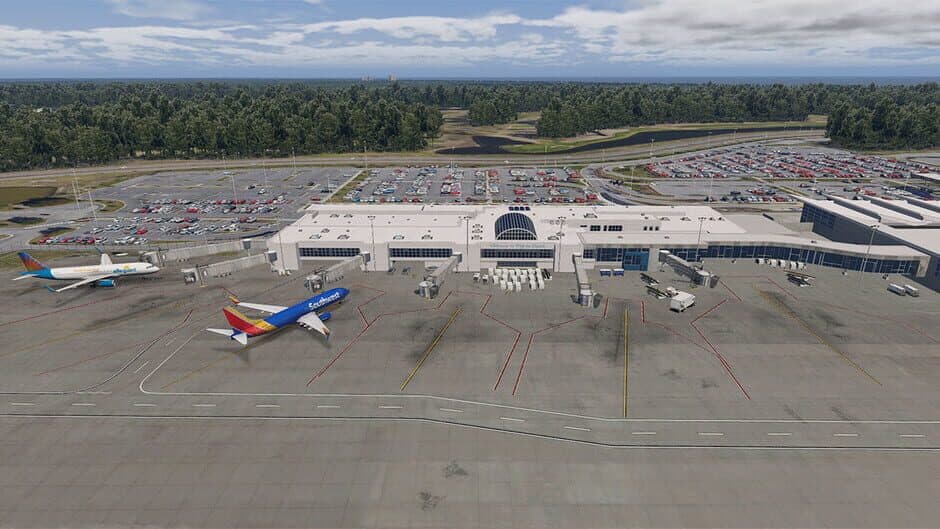 Скриншот 1 из X-Plane 11: Verticalsim - KMYR: Myrtle Beach International Airport XP