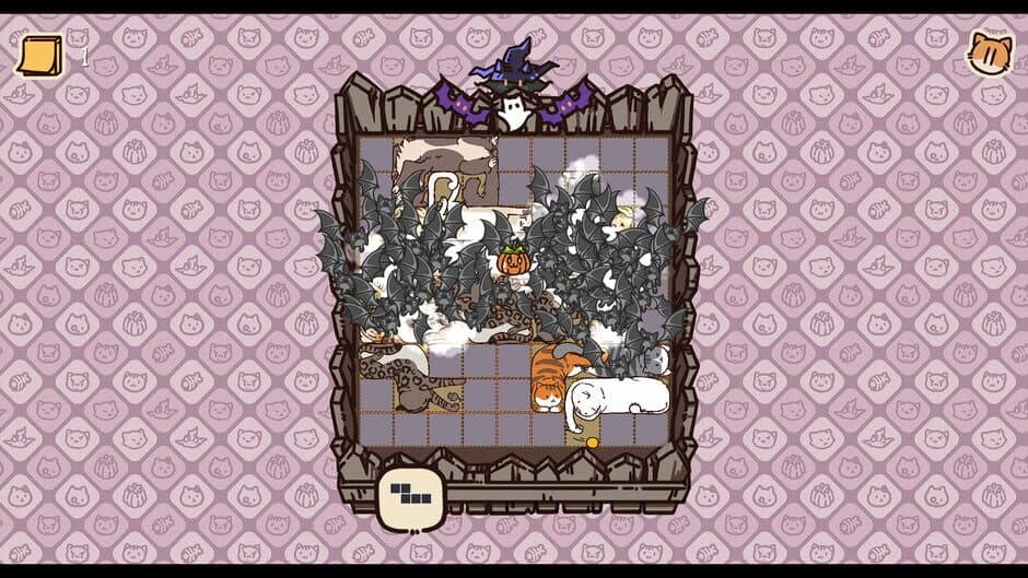Скриншот 1 из Box Cats Puzzle: Halloween