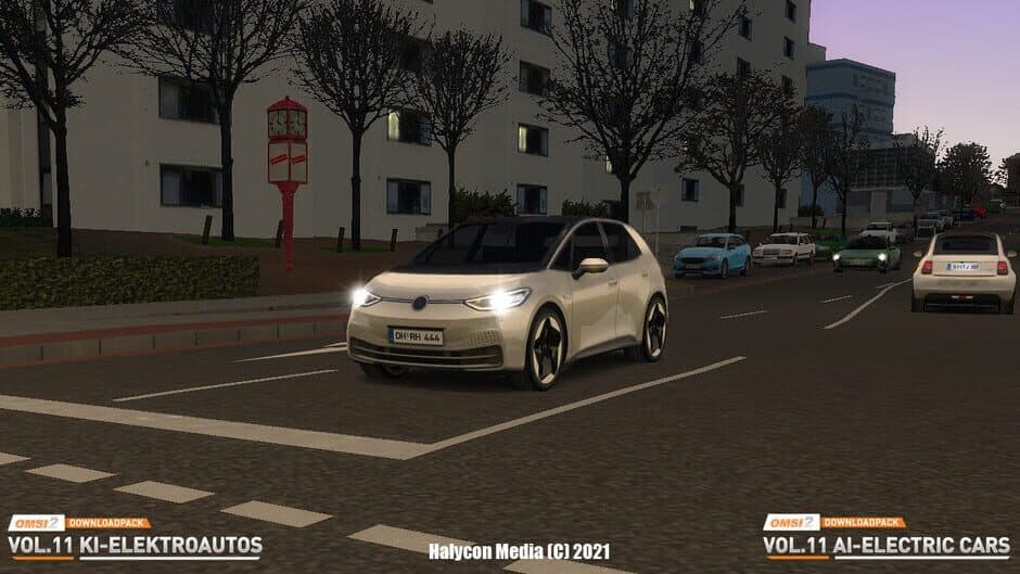 Скриншот 8 из OMSI 2: Downloadpack Vol.11 - AI-Electric Cars