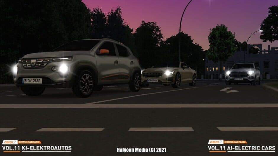 Скриншот 2 из OMSI 2: Downloadpack Vol.11 - AI-Electric Cars