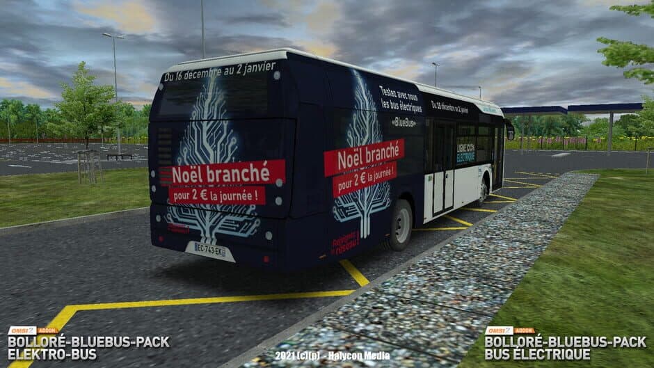 Скриншот 6 из OMSI 2: Bolloré-Bluebus-Pack Elektro-Bus