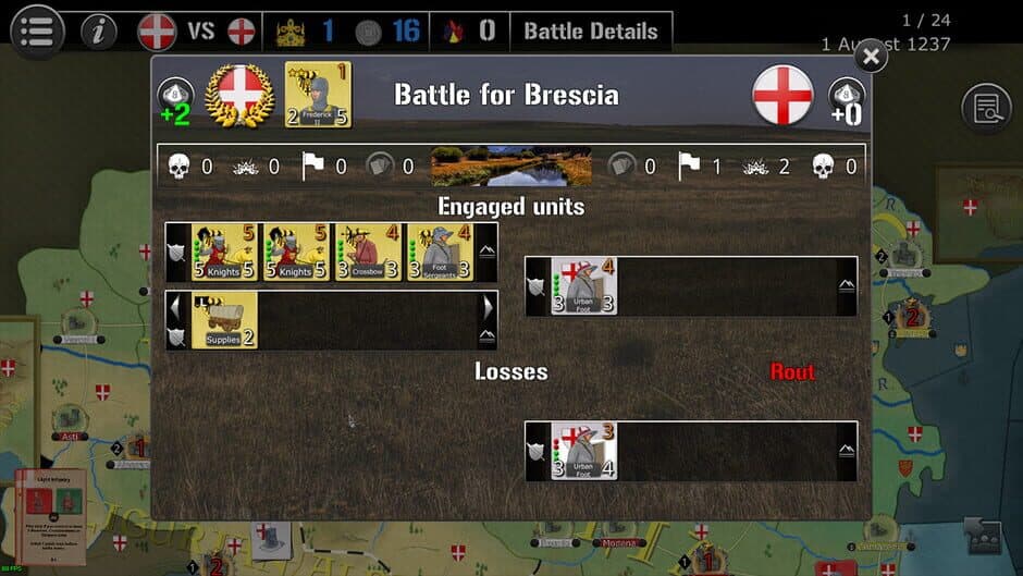 Скриншот 7 из Wars Across the World: Cortenuova 1237