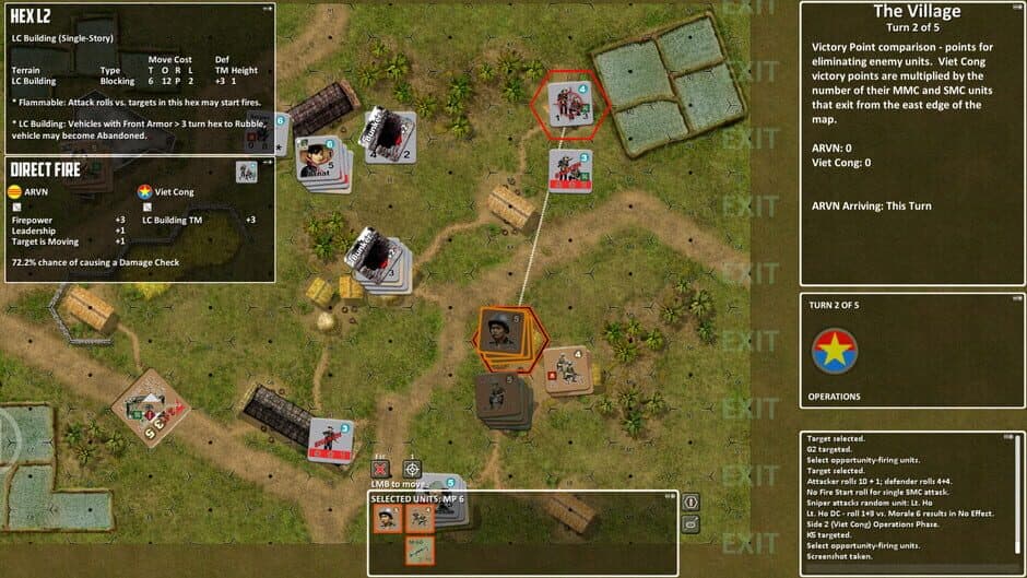 Скриншот 4 из Lock 'n Load Tactical Digital: Heroes of the Nam Battlepack 2