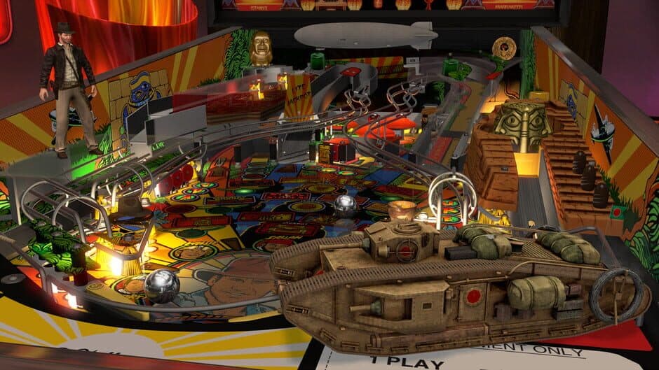 Скриншот 1 из Pinball FX3: Indiana Jones - The Pinball Adventure
